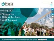 Tablet Screenshot of nexia.com